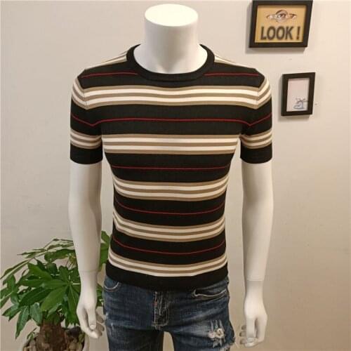 EWSFV Mens Striped T-shirts