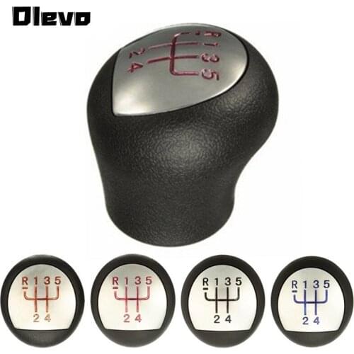 Chromed 5Speed MT Gear Shift Knob Gear Shifter Lever Stick Headball Pen for Renault Megane Clio MK2 172 182 RS Sport CLIO II ii