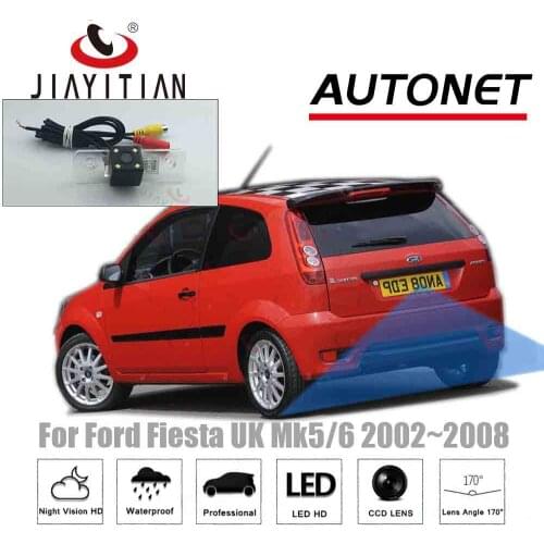 JIAYITIAN Rear View camera for Ford Fiesta ST Classic /For I kon 2002~2008 CCD Night Vision backup camera license plate camera