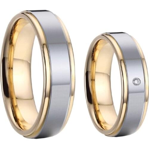 Top Quality 4mm/6mm 100% Tungsten carbide Ring LOVER Alliance marriage Couple wedding Rings for men and women