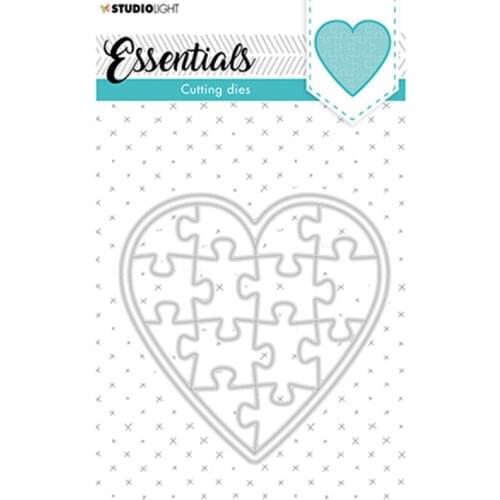Heart-shaped Maze Block Metal Cutting Dies for DIY Scrapbooking Photo Album Decorative Embossing Paper Card Crafts Die 2021