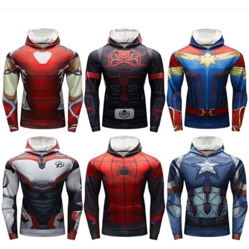 Mma Rashguard Compression Superhero Iron Diana Hoodie Bjj Fitness Shirts Jiu Jitsu Sportwear Workout Crossfit Long Sleeve Hooded
