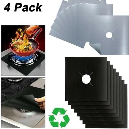 Reusable Protective Gas Range Liner Non Stick Gas Hob Stove Top Cooker Cover