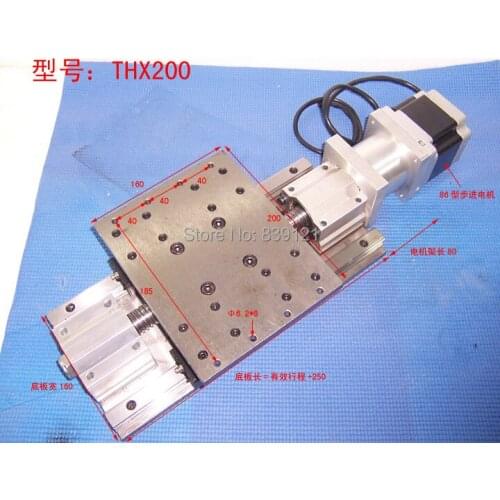 Motorized Stage Circular Guide type 100 mm travel stage for cnc wooden router cutter