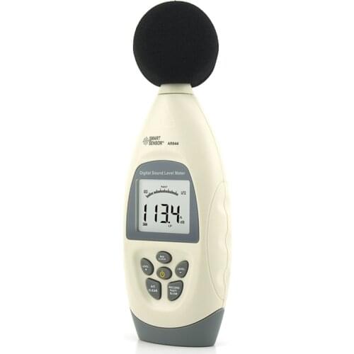 Original Smart Sensor AR844 Digital Noise Level Meter Sound Level Meter Decibel DB Tester with Software & USB Cable 30~130dB