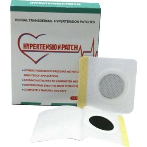 Chinese herbal medicine plaster, lowering blood pressure 14pcs/each box * 3 boxes Free shipping