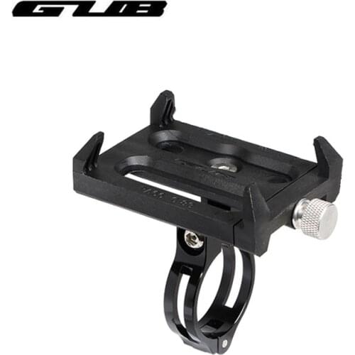 GUB Anti-Slip Universal Bicycle Phone Holder Mount Bracket For 3.5-6.2inch smartphone Cycling Bike Handlebar Clip Stand Black