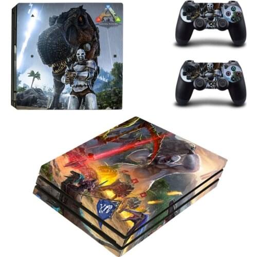ARK Survival Evolved PS4 Pro Skin Sticker Decal for Sony PlayStation 4 Console and 2 Controller Skin PS4 Pro Skin Sticker Vinyl