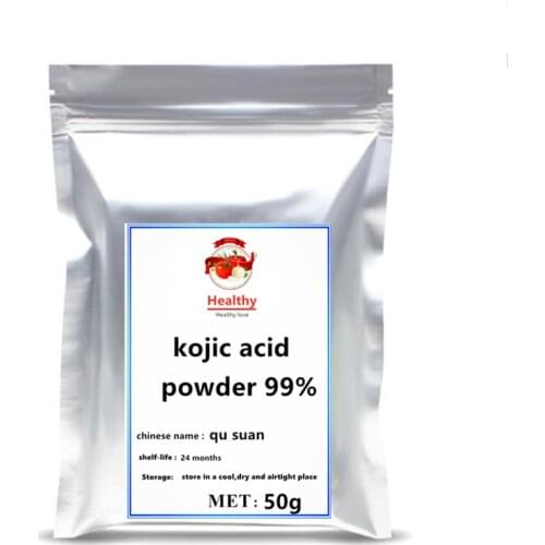 High Quality kojic acid powder Pure 99%Cosmetic Grade kojic acid soap Skin Whitening Skin Care Anti-aging Dipalmitate Powder ISO