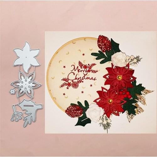 Stars Flower And Leave Metal Cut Dies Stencils for Scrapbooking Stamp/Photo Album Decorative Embossing DIY Paper Cards