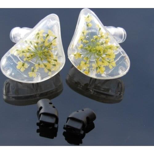 10mm Earphones DIY Shell Case In Ear Earbuds Case for 10mm Speaker Unit Floral Shells