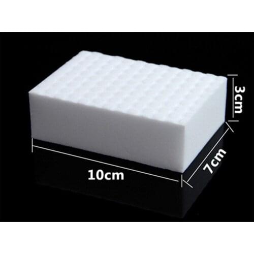 100pcs dishes pad double compressed kitchen cleaning melamine sponge magic eraser for dish washing/car cleaning quality supplier