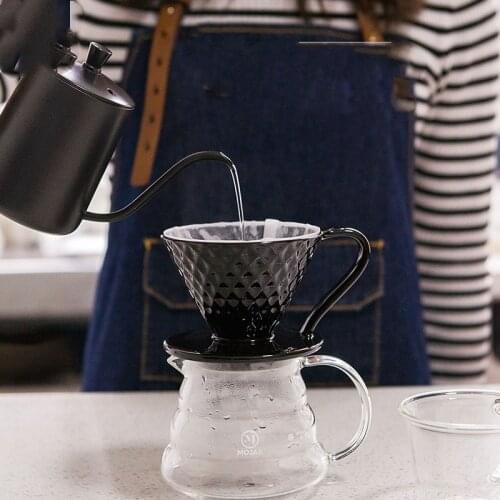 131/153ml Ceramic Coffee Cup Espresso Coffee Cup Filter Cups V60 Funnel Drip Hand Cup Filters Kitchen Accessories Drinkware
