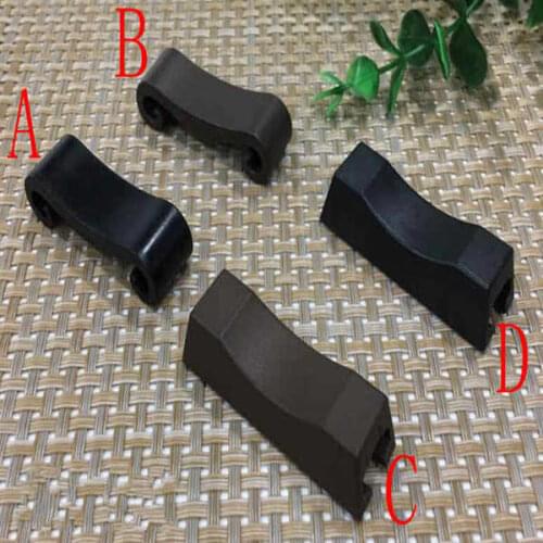 200pcs Chinese Black Coffee Color Chopstick Rest Irregular Pillow Shaped Chopsticks Holder Hotel Restaurant Tableware
