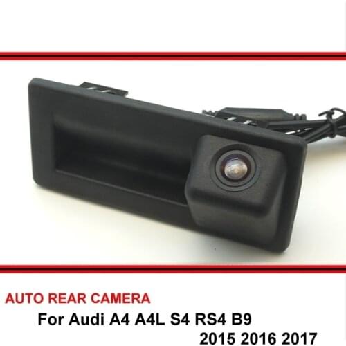 For Audi A4 A4L S4 RS4 B9 2015 2016 2017 High Quality Car Rearview Parking Reverse Camera Original Factory Trunk Handle Camera