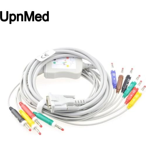 Edan SE-3 ECG Cable 10 Lead EKG Cable,Banana 4.0mm