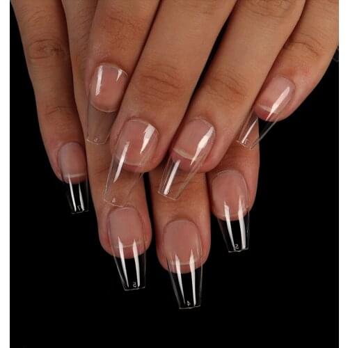 600pcs Artificial Nails With Design False Tips Professionals Tips Stick-On Finger Clear Things Stretching Beauty Short Press