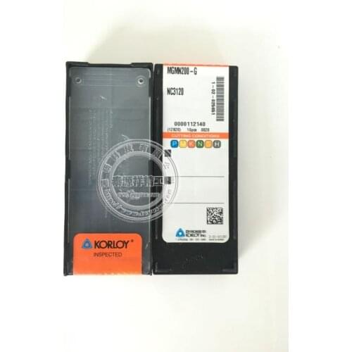 KORLOY CNC insert MGMN200-G NC3120