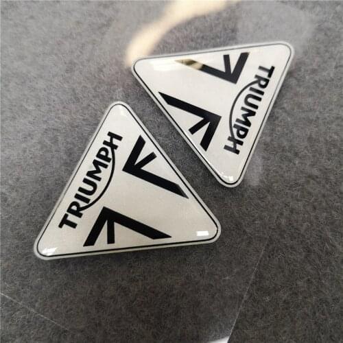 Free Shipping Motorcycle 3D Resin High Quality Supreme Sticker For Triumph Emblem Protection General Purpose Reflective Decal
