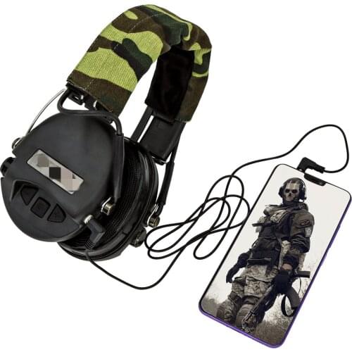 Tactical Airsoft Sordin Headset No Communication Noise Reduction Outdoor Hunting Anti-noise Shooting Tactical sordin Headphone