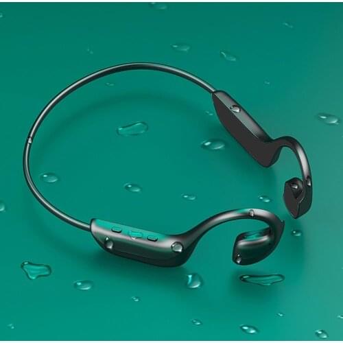 Original Bone Conduction Bluetooth 5.0 Headset Wireless Sports Waterproof Headphone Business Hands-free Calling