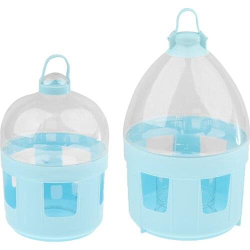 Plastic Drinker With Handle For Pigeon Birds Water Dispenser Accessorries for Conure Lovebirds African Greys