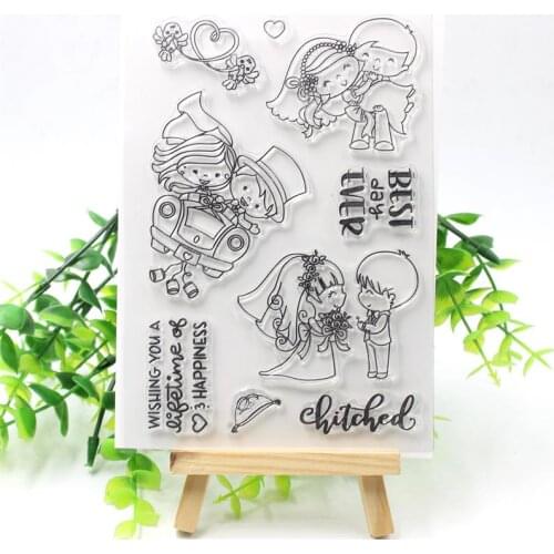 KSCRAFT Best Day Ever Transparent Clear Silicone Stamp/Seal for DIY scrapbooking/photo album Decorative clear stamp 297
