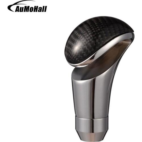 Car Gear Knobs Shifter Gear Lever Shift Lever Knob Auto Manual Trans Handle Head Carbon Fiber look Sphere
