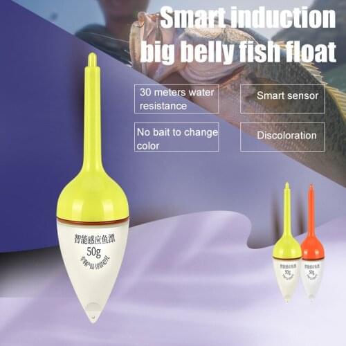 Intelligent Sensor Fishing Float Suitable Sea Fishing The Luminous Big Belly Floating Fishing Equipment Tool Peixe Flutuando