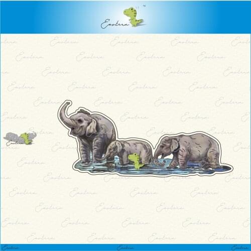 Elephant metal cutting dies 2021 new diy mould Scrapbooking Paper Making Embossing tools die cuts crafts dies molds