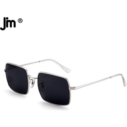 Vintage Polarized Square Men Women Sunglasses Brand Designer Metal Frame Retro Driving Sunglasses