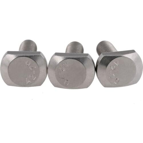 304Stainless steel T-bolt T-slot bolt T-shaped platen screw GB37 1Pcs
