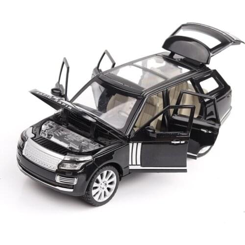 1:24 Alloy Car Model HIGH CLASS SUV 6 Doors Open Excellent Quality for Collection Light/Sound Design Kids Toys Boys Cars