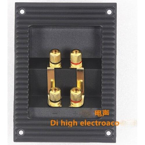 10pcs/lot Four Speakers Junction Box Audio Accessories Speaker Posts Connections Thicken Corrugated Box with 11th Column