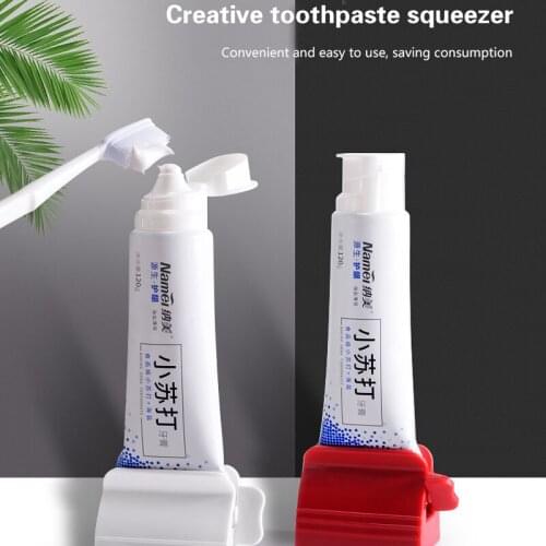 Bathroom Accessories Toothpaste Squeezer Childrens Rolling Rack Lazy Creative Simple Toothpaste Clip Facial Cleanser Presser