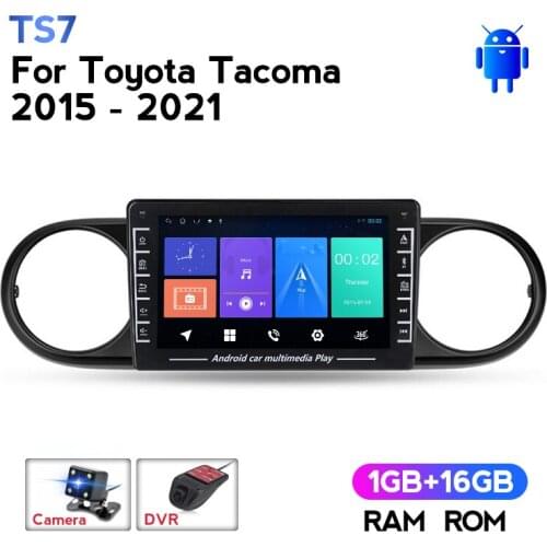 HD 1280*720 Car Multimedia Player Android GPS Navigation for Toyota Tacoma 2015 - 2021 2 Din Head Unit Stereo WIFI Auto Radio BT