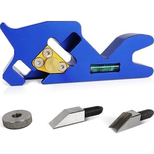Woodworking Chamfering Trimming Planer Manual 45° Trimming Planer Corner Trimming Tool Adjustable Cutting Depth