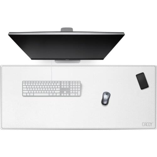 Gaming Mouse Pad Computer mouse pad PU Leather Waterproof Desk Mat Laptop Keyboard Desk Mat Easy Clean