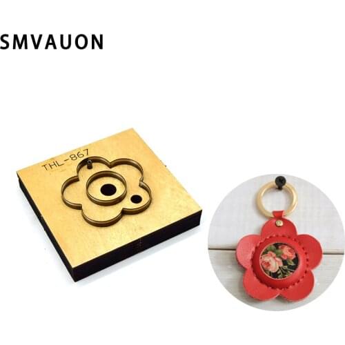 Diy Leather Tools Key Pendant Bag Pendant Mobile Phone Pendant Sun Flower Pendant Suitable For Die-Cut Machines SMVAUON