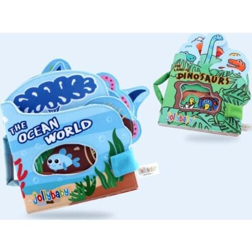 12Pages Infant Children Non-Toxic Cloth Book Baby Activity Soft Book Toddler Intelligence Development Kids Early Education Book