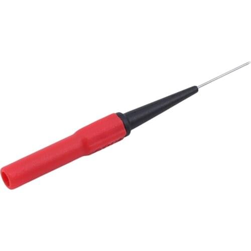 Red + Black Multimeter Pen Probe Very Fine Repair Test Needle Auto Repair Parts