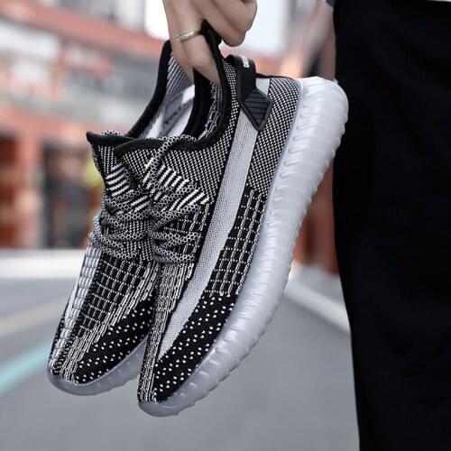 Fashion Sneakers for Men Casual Shoes Breathable Lightweight Men Shoes Spring Autumn Non-slip Popular Mesh Male Lace Up Shoes