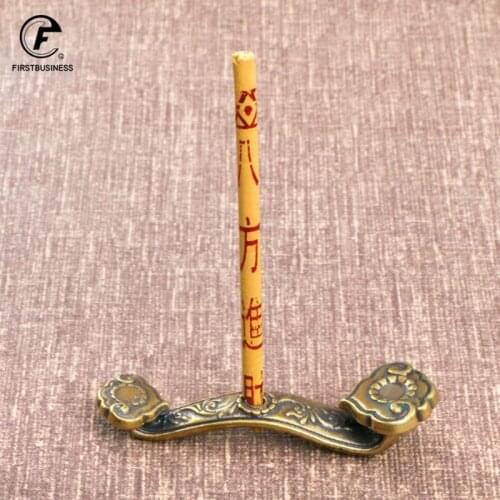 Pure Copper Ruyi Incense Burner Table Ornaments Office Desk Decorations Accessories Vintage Brass Chinese Style Lucky Yoga Room