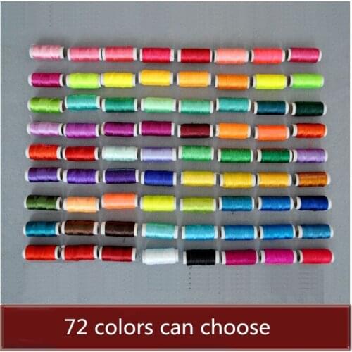 72pcs Embroidery Thread Ice Silk Cheap Embroidery Thread 100 M 3 Strands