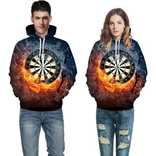 2019 New Hot Unisex Sweatshirt 3d Printed Fdart Board Hoodie Pocket Red Coat Mens Casual Hoodie Boys Girls Polluvers Autumn Top