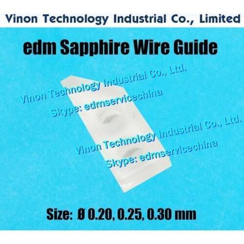 Ø0.15mm Sapphire Wire Guide A103 4EC80A420 for Makino EE3,EE6,EE8,EQF5,U32,U53 wire cut edm machines. M akino 4EC.80A.420
