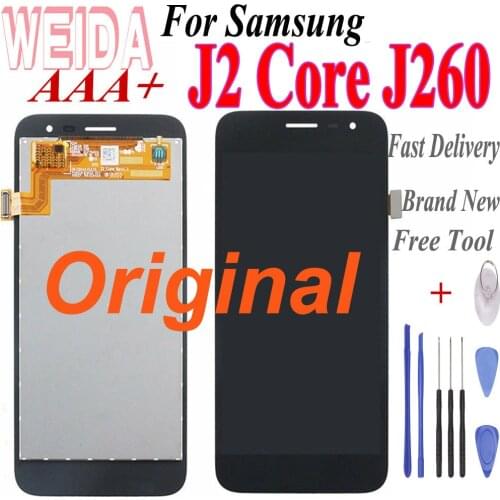 Original 5’’ LCD For Samsung Galaxy J2 Core J260 LCD Display Touch Screen Digitizer Assembly Replacement with Free Tool