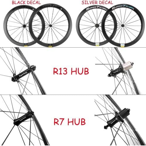 Original UD Matte CF Surface 700C 50mm Clincher New Tech Wheels UCI Quality Superteam Carbon Wheelset No Paiting
