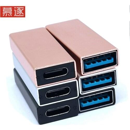 Usb 3,0 Buchse auf typ c weibliche Adapter Konverter Typ-c Für Samsung Galaxy S10 S9 Plus Xiaomi Huawei ein plus Usb c Kabel