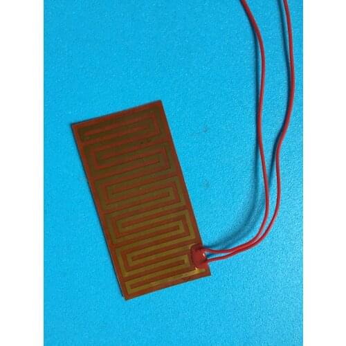 PI Heating Film Plate Polyimide Electric Heated Panel Pad Mat Electrotherma Flexible Foil Oil Heater 40x86mm 28V 15W